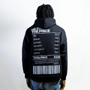 HOODIE NOIR SALVATION - Paid