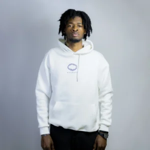 HOODIE BLANC SALVATION - He gave his life
