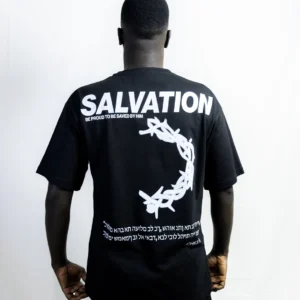 T-SHIRT NOIR SALVATION - Half Crown