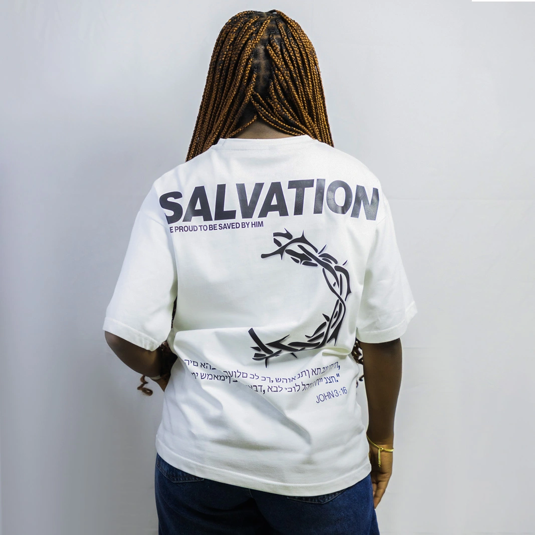 T-SHIRT BLANC SALVATION - Half Crown – Image 3