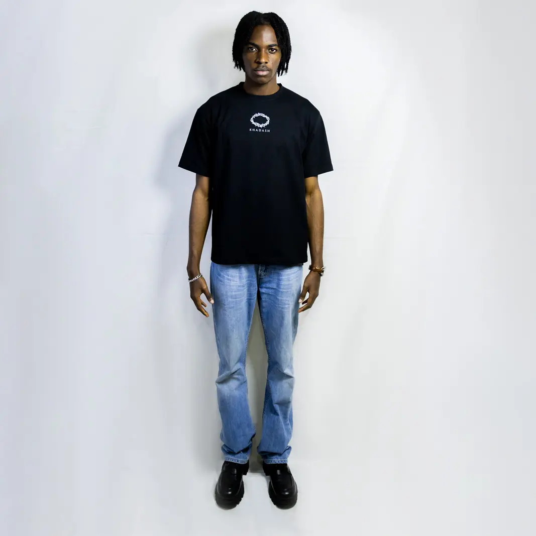 T-SHIRT NOIR SALVATION - Half Crown